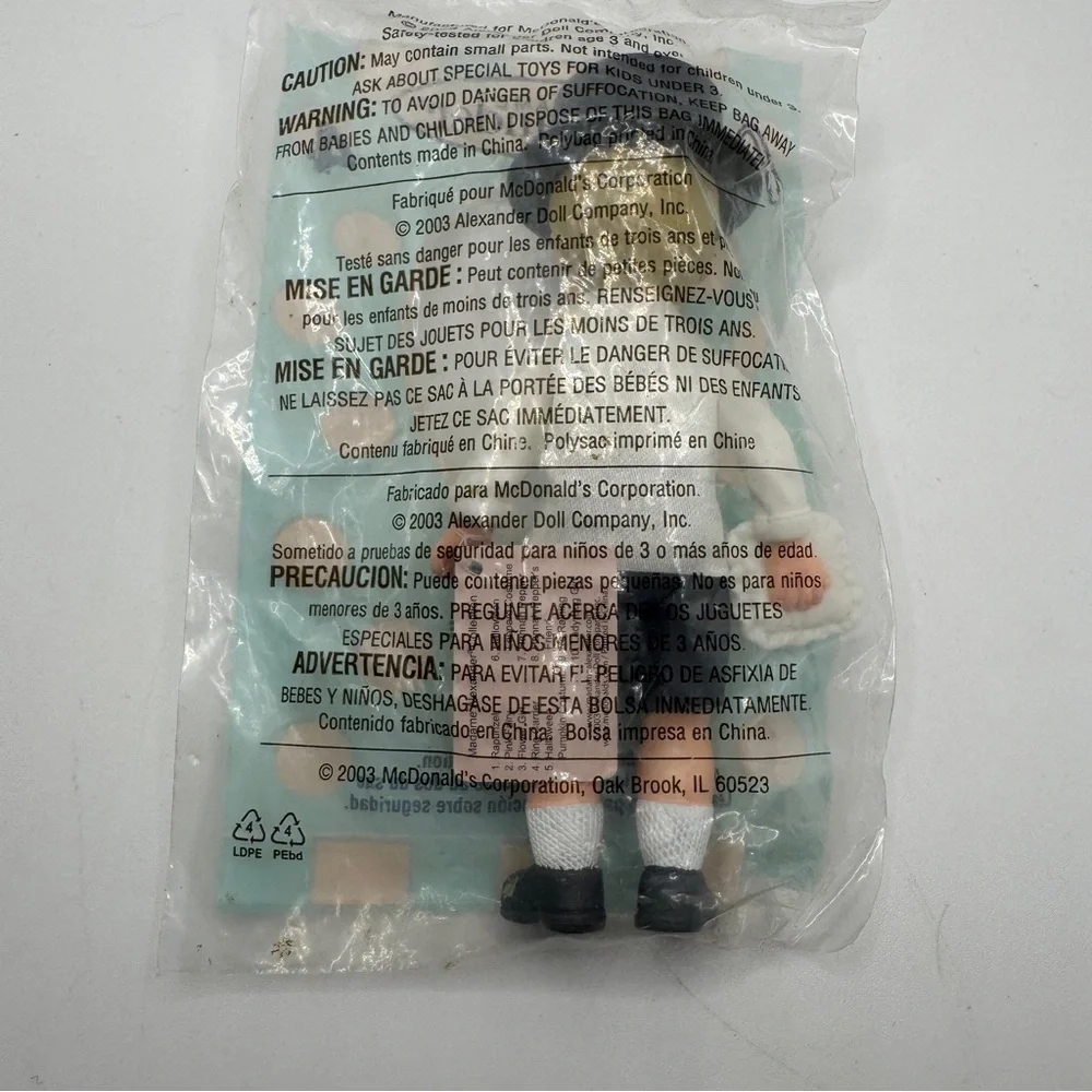 2003‎ McDonalds Happy Meal Toy Madame Alexander Wedding Ring Carrier Doll Boy